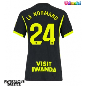 Atletico Madrid Robin Le Normand #24 Dámské Venkovní Dres 2026-27 Krátký Rukáv